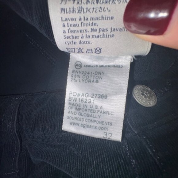 AG x Alexa Chung Black Corduroy Skirt, Size 32, Very Good Condition - Picture 5 of 6